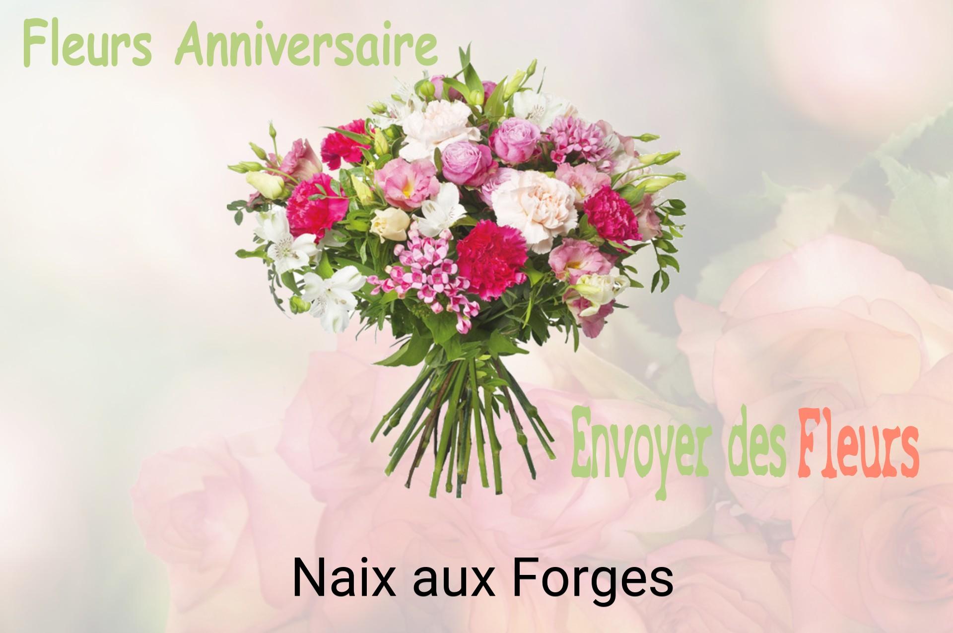 Bouquet de fleurs d’anniversaire livré à Naix-aux-Forges