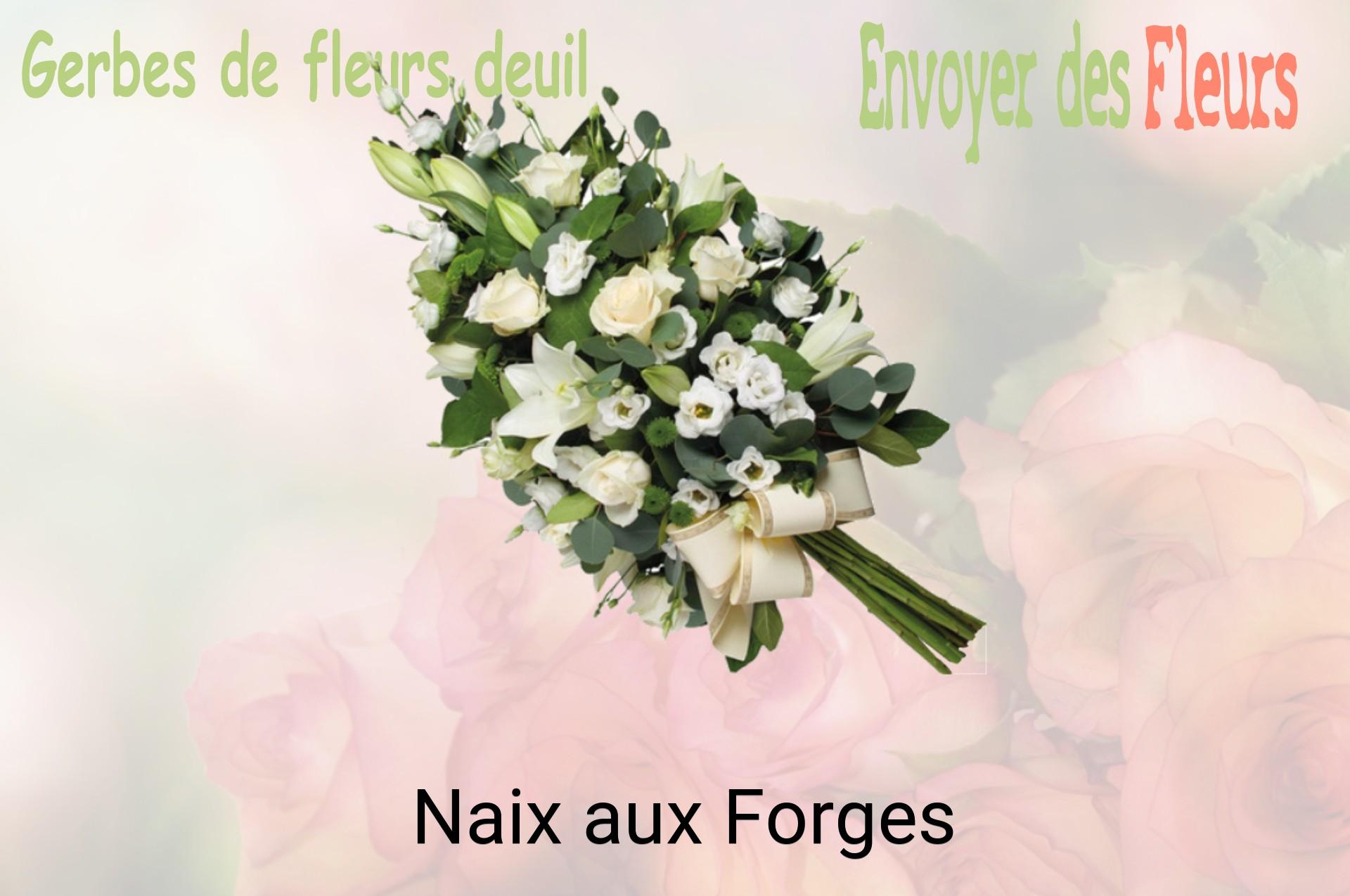 Gerbe de fleurs de deuil livrée à Naix-aux-Forges